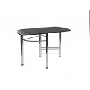 Стол ВВР Пристенный Камень Темный/хром, ЛДСП